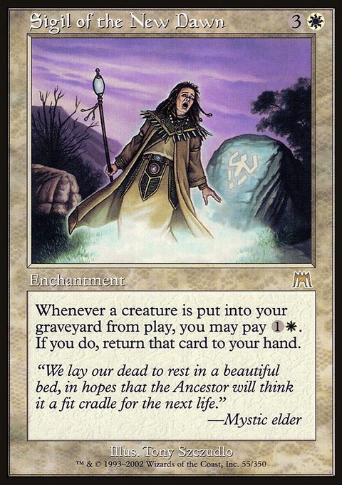 Sigil of the New Dawn, Onslaught #55, Magic: The Gathering card