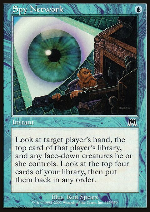 Spy Network, Onslaught #115, Magic: The Gathering card