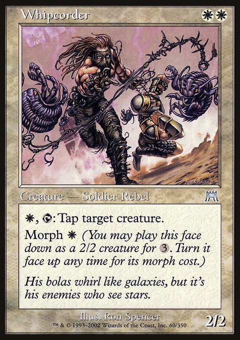 Whipcorder, Onslaught #60, Magic: The Gathering card