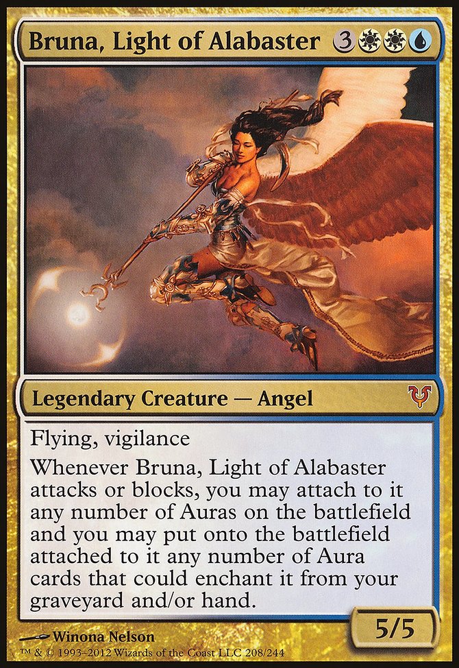 Bruna, Light of Alabaster, Open the Helvault #208, Magic: The Gathering card
