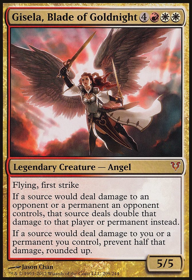 Gisela, Blade of Goldnight, Open the Helvault #209, Magic: The Gathering card