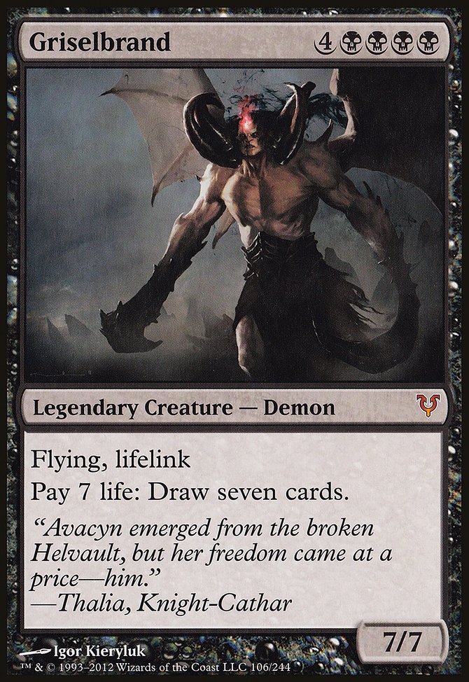 Griselbrand, Open the Helvault #106, Magic: The Gathering card