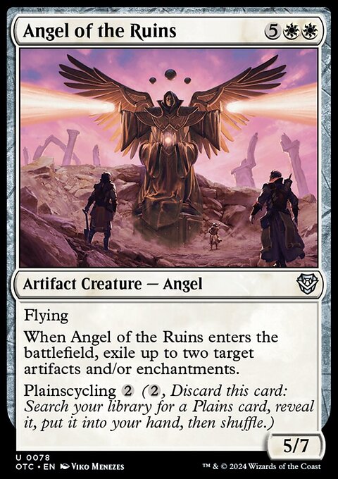 Angel of the Ruins, Outlaws of Thunder Junction Commander #78, Magic: The Gathering card