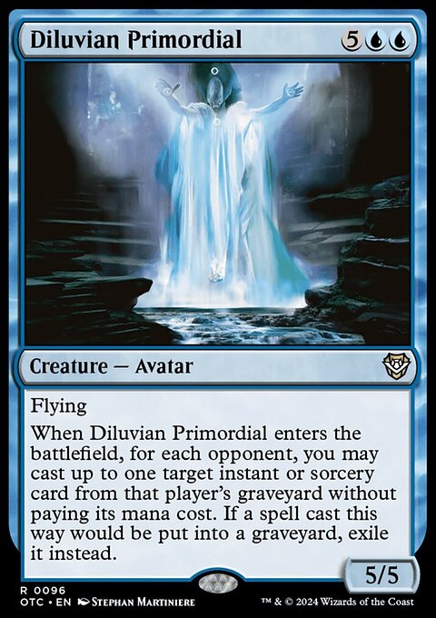 Diluvian Primordial, Outlaws of Thunder Junction Commander #96, Magic: The Gathering card