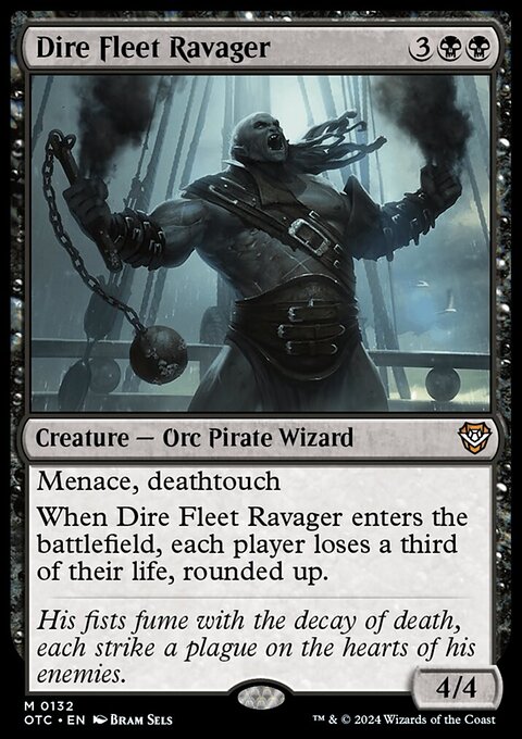 Dire Fleet Ravager, Outlaws of Thunder Junction Commander #132, Magic: The Gathering card