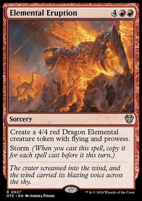 Elemental Eruption, Outlaws of Thunder Junction Commander #27, Magic: The Gathering card