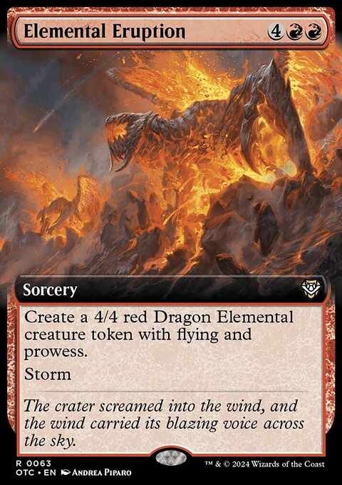 Elemental Eruption, Outlaws of Thunder Junction Commander #63, Magic: The Gathering card