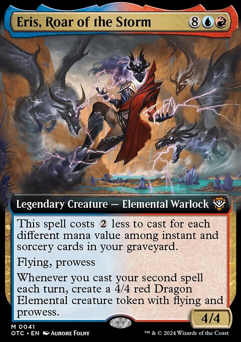 Eris, Roar of the Storm, Outlaws of Thunder Junction Commander #41, Magic: The Gathering card