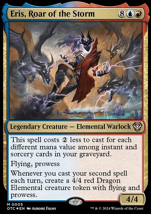 Eris, Roar of the Storm, Outlaws of Thunder Junction Commander #5, Magic: The Gathering card