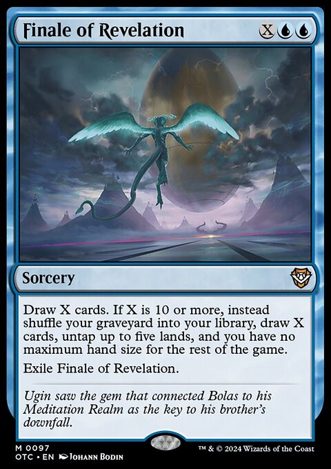 Finale of Revelation, Outlaws of Thunder Junction Commander #97, Magic: The Gathering card