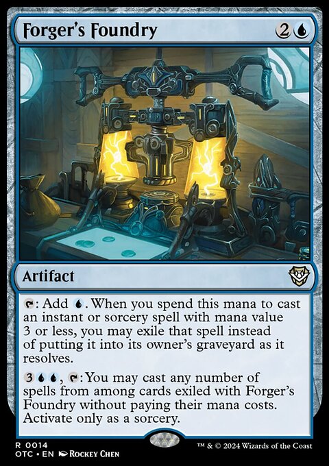 Forger's Foundry, Outlaws of Thunder Junction Commander #14, Magic: The Gathering card