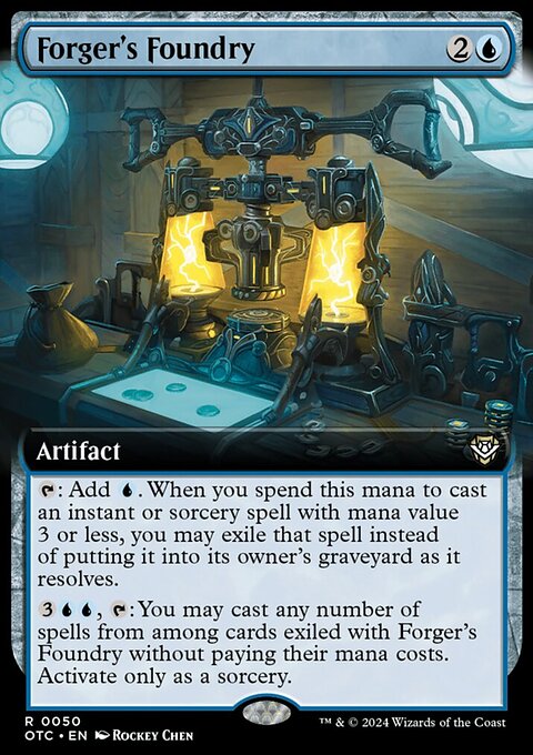 Forger's Foundry, Outlaws of Thunder Junction Commander #50, Magic: The Gathering card