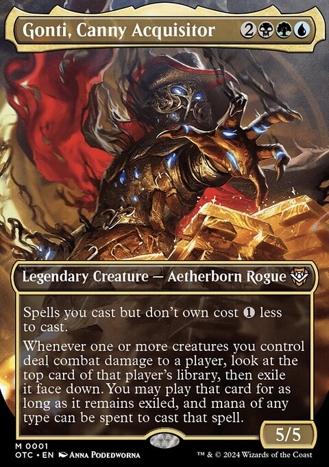 Gonti, Canny Acquisitor, Outlaws of Thunder Junction Commander #1, Magic: The Gathering card
