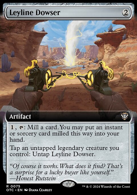 Leyline Dowser, Outlaws of Thunder Junction Commander #75, Magic: The Gathering card