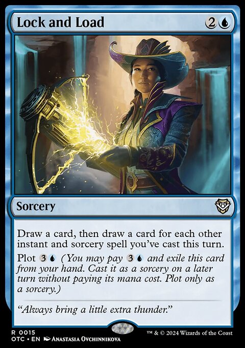 Lock and Load, Outlaws of Thunder Junction Commander #15, Magic: The Gathering card