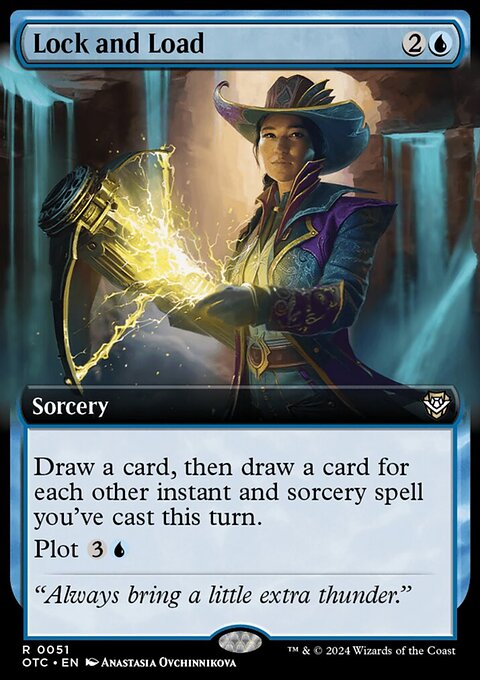 Lock and Load, Outlaws of Thunder Junction Commander #51, Magic: The Gathering card