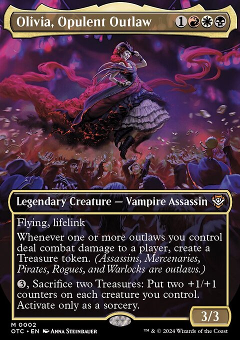 Olivia, Opulent Outlaw, Outlaws of Thunder Junction Commander #2, Magic: The Gathering card