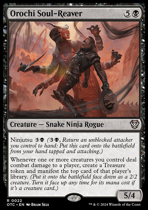 Orochi Soul-Reaver, Outlaws of Thunder Junction Commander #22, Magic: The Gathering card