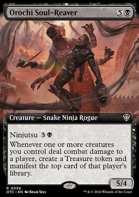 Orochi Soul-Reaver, Outlaws of Thunder Junction Commander #58, Magic: The Gathering card