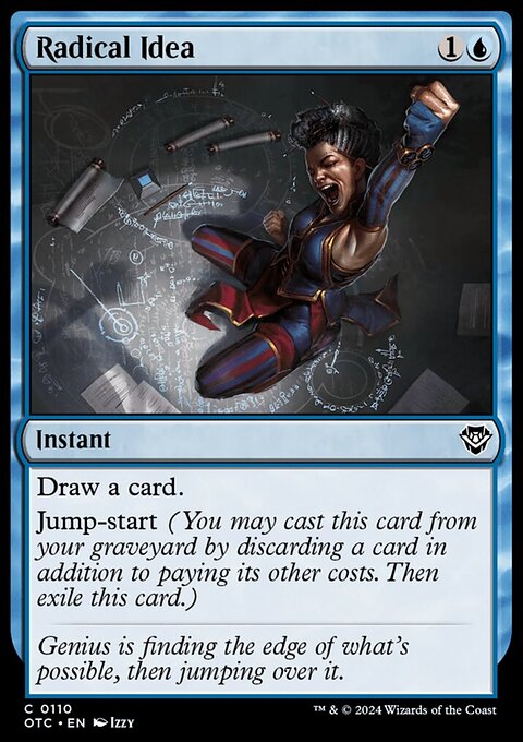Radical Idea, Outlaws of Thunder Junction Commander #110, Magic: The Gathering card