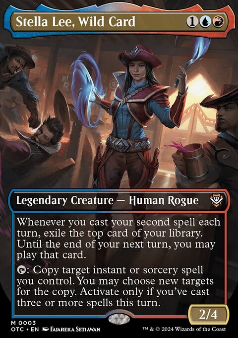 Stella Lee, Wild Card, Outlaws of Thunder Junction Commander #3, Magic: The Gathering card