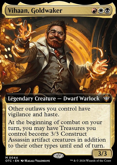 Vihaan, Goldwaker, Outlaws of Thunder Junction Commander #44, Magic: The Gathering card