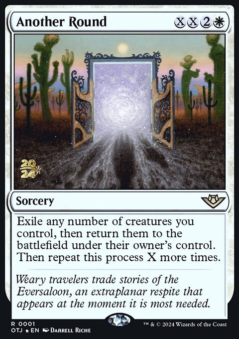 Another Round, Outlaws of Thunder Junction Promos #1s, Magic: The Gathering card