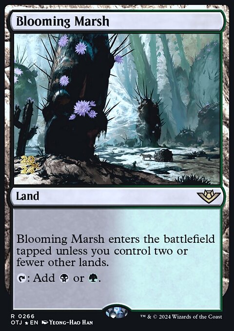 Blooming Marsh, Outlaws of Thunder Junction Promos #266s, Magic: The Gathering card
