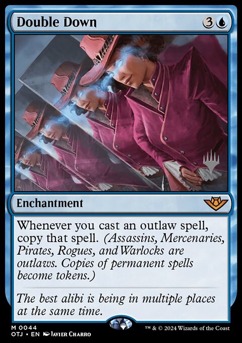 Double Down, Outlaws of Thunder Junction Promos #44p, Magic: The Gathering card