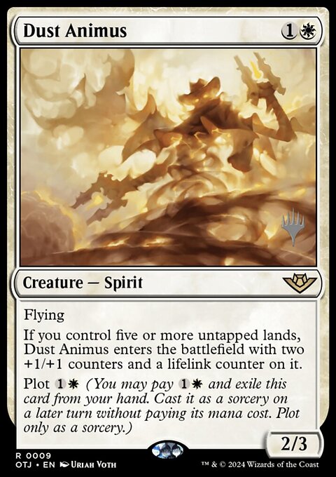 Dust Animus, Outlaws of Thunder Junction Promos #9p, Magic: The Gathering card