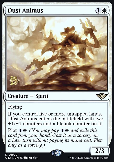 Dust Animus, Outlaws of Thunder Junction Promos #9s, Magic: The Gathering card