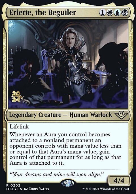 Eriette, the Beguiler, Outlaws of Thunder Junction Promos #202s, Magic: The Gathering card