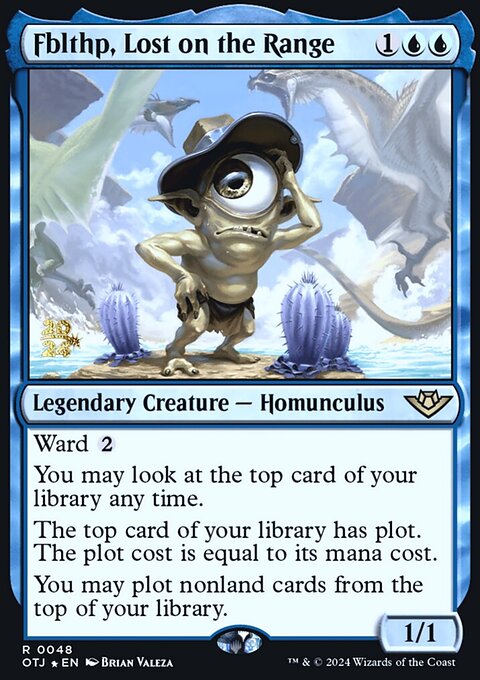 Fblthp, Lost on the Range, Outlaws of Thunder Junction Promos #48s, Magic: The Gathering card