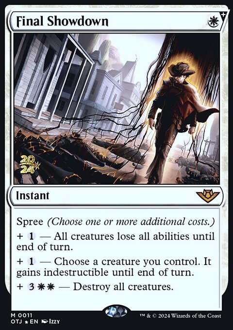 Final Showdown, Outlaws of Thunder Junction Promos #11s, Magic: The Gathering card