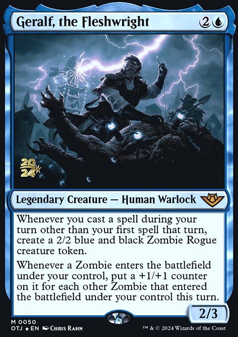 Geralf, the Fleshwright, Outlaws of Thunder Junction Promos #50s, Magic: The Gathering card