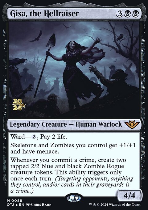 Gisa, the Hellraiser, Outlaws of Thunder Junction Promos #89s, Magic: The Gathering card