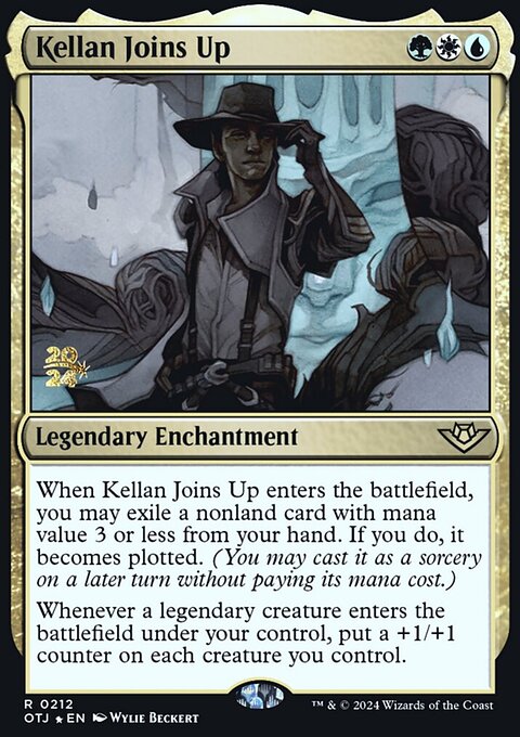 Kellan Joins Up, Outlaws of Thunder Junction Promos #212s, Magic: The Gathering card