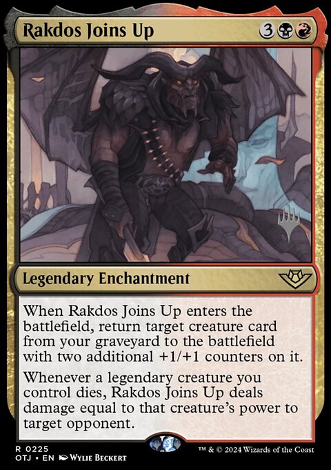 Rakdos Joins Up, Outlaws of Thunder Junction Promos #225p, Magic: The Gathering card
