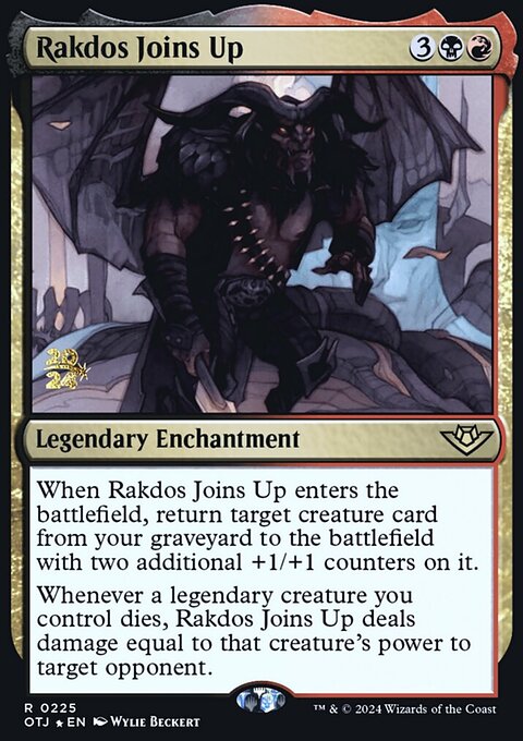 Rakdos Joins Up, Outlaws of Thunder Junction Promos #225s, Magic: The Gathering card