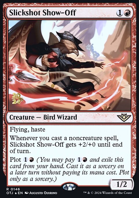 Slickshot Show-Off, Outlaws of Thunder Junction Promos #146s, Magic: The Gathering card