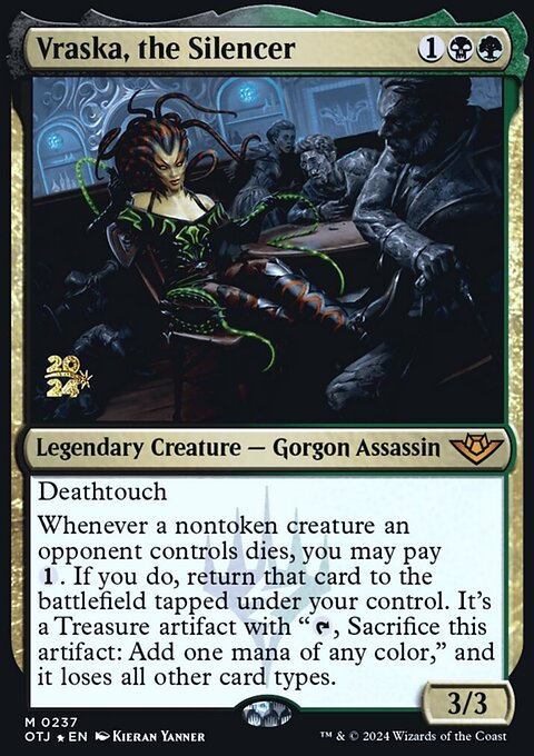 Vraska, the Silencer, Outlaws of Thunder Junction Promos #237s, Magic: The Gathering card