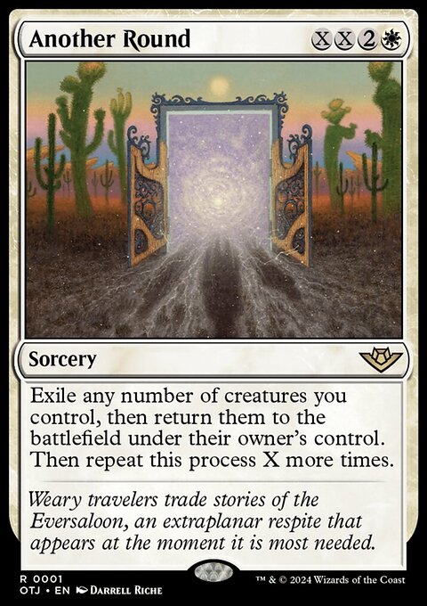 Another Round, Outlaws of Thunder Junction #1, Magic: The Gathering card