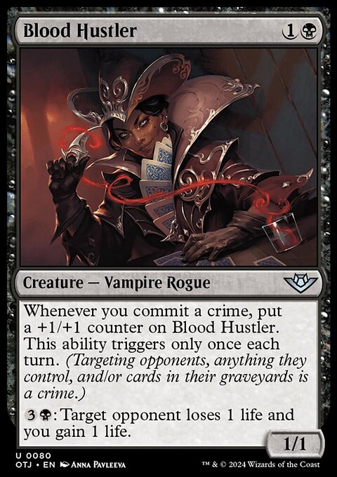 Blood Hustler, Outlaws of Thunder Junction #80, Magic: The Gathering card