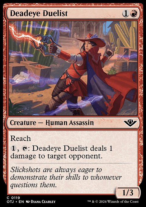 Deadeye Duelist, Outlaws of Thunder Junction #119, Magic: The Gathering card