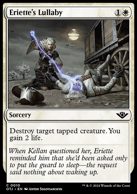 Eriette's Lullaby, Outlaws of Thunder Junction #10, Magic: The Gathering card