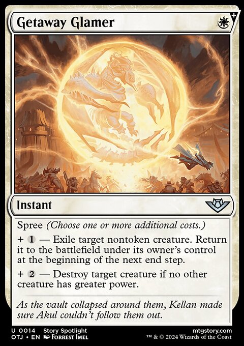 Getaway Glamer, Outlaws of Thunder Junction #14, Magic: The Gathering card