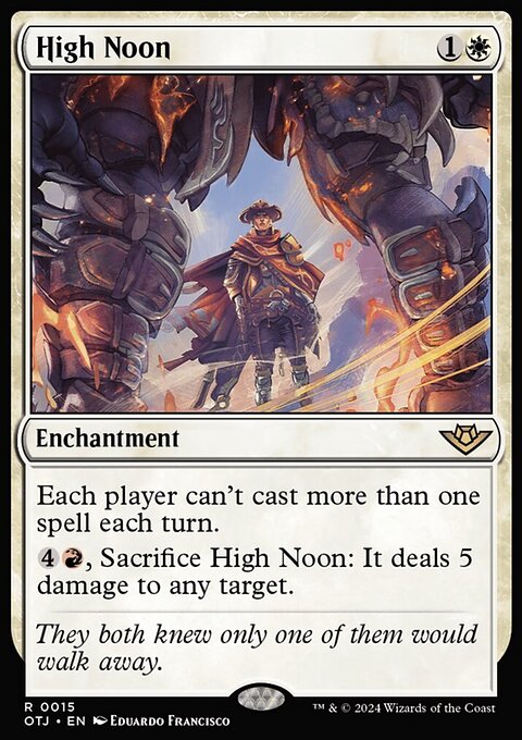 High Noon, Outlaws of Thunder Junction #15, Magic: The Gathering card