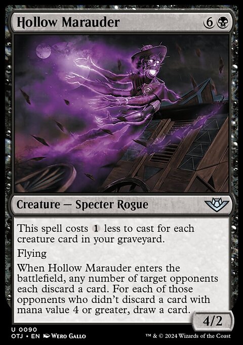 Hollow Marauder, Outlaws of Thunder Junction #90, Magic: The Gathering card