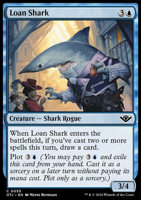 Loan Shark, Outlaws of Thunder Junction #55, Magic: The Gathering card