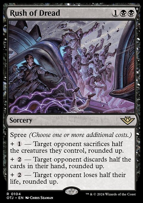 Rush of Dread, Outlaws of Thunder Junction #104, Magic: The Gathering card